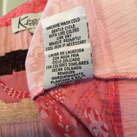 K Petite Collection Pink/Brown Jacket10P - Picture 7 of 7